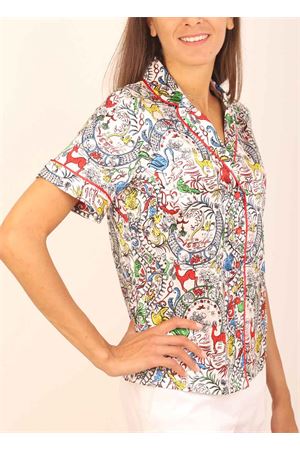 Camicia stile pigiama in seta Laboratorio Capri | PIGIAMINICHINAMULTI